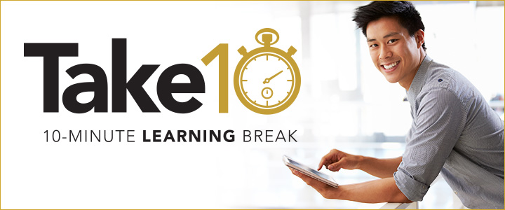 Take 10: 10 minute learning break